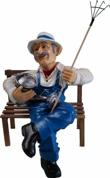 Design Gärtner Figur Garten Statue Dekoration Skulptur Skulpturen Figuren