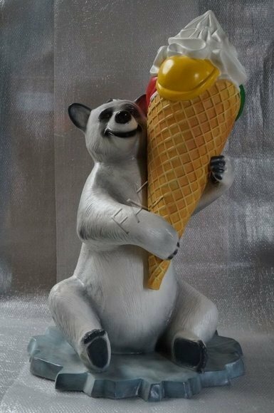 XXL Eis Diele Werbung Aufsteller Figur Deko Garten Dekoration Karikatur Werbe