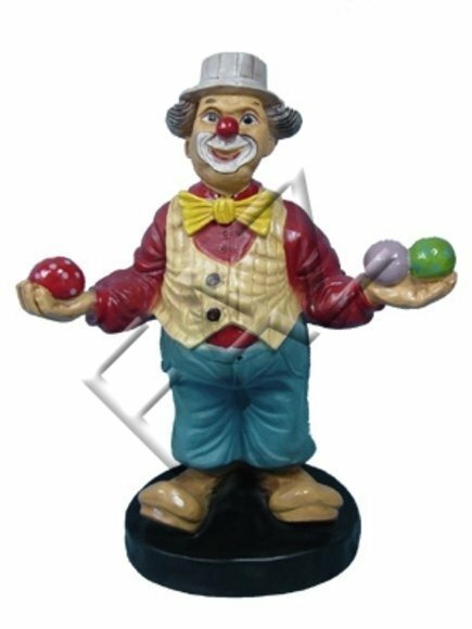Design Clown Figur Statue Dekor Dekoration Skulptur Figuren Skulpturen