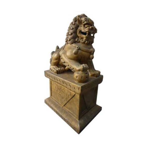 Deko Figur Statue Skulptur 70 cm Figuren Statuen Skulpturen Löwe