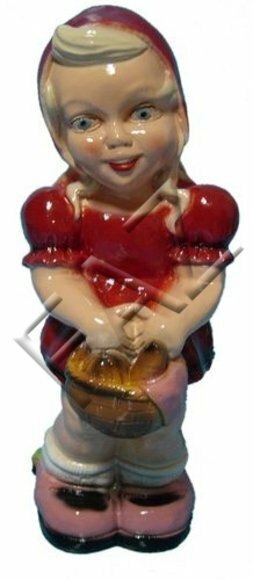 Design Rotkäppchen Figur Garten Statue Skulptur Figuren Skulpturen Deko