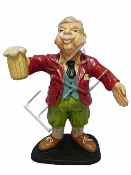 Design Vase Bier Skulptur Statue Statuen Figuren Garten Figur Skulpturen