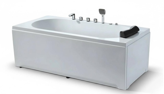 Badewanne Luxuswanne Wellnesswanne Whirlpool Bad Massagebad 180x85 cm