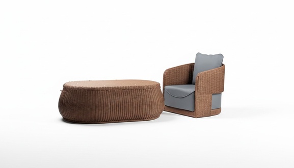 Balkonmöbel Außenmöbel Möbel Terrassenmöbel Sofa Set Couch Rattanmöbel Garten