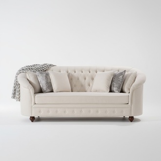 Beige Royal Couch - Luxus Chesterfield Möbel Polster Design Möbel