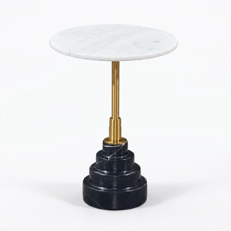 Beistell Tische Wohnzimmer Rund Hochwertig Modern luxus Couchtisch Marmor