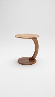 Beistelltisch aus hochwertiger MDF-Spanplatte brauner Wohnzimmer tisch