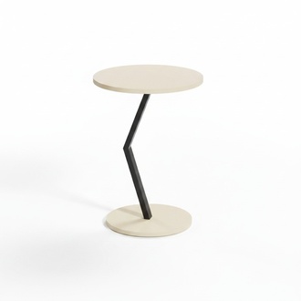 Beistelltisch aus Holz in Beige modern elegant