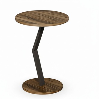 Beistelltisch aus Holz in Braun im eleganten Stil
