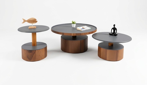 Beistelltisch Couchtisch Wohnzimmertisch Sofatisch Stilvoll Modern 3tlg.