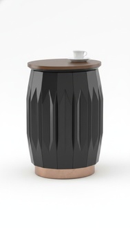 Beistelltisch Tisch Rundtisch Couchtisch royal Designer Möbel designer Edelstahl