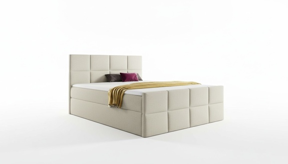 Bett Bettkasten Boxspringbett Schlafzimmer Design Polster Doppel Hotel Modern
