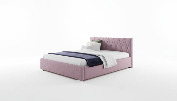 Bett Bettrahmen Polsterbett Betten Doppel Hotel 180x200 Schlafzimmer Rosa Möbel