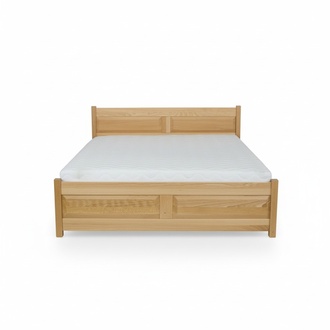 Bett Holz Massive Schlafzimmer Betten 100x200cm Einzelbett Massivmöbel Möbel