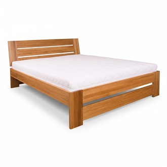 Bett Holzbett Echtes Holz Betten Schlafzimmer Hotel Design Stil Massive Möbel
