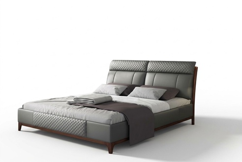 Bett Polster Design 180x200cm Doppel Hotel Betten Schlaf Zimmer Leder