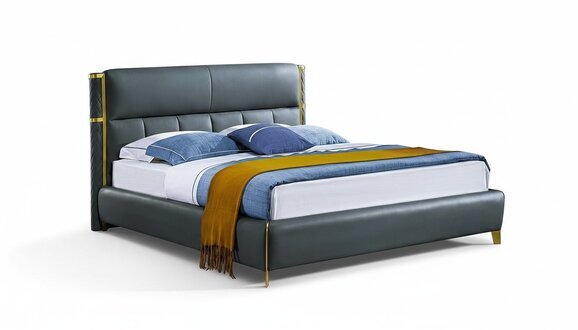 Luxus Bett Polster Design Doppel Betten Hotel Ehe Schlaf Zimmer Textil