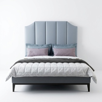 Bett Polster Design Luxus Doppel Hotel Betten Schlaf Zimmer Leder 180x200cm
