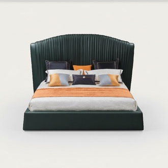 Bett Polster Design Luxus Doppel Betten Beige 180x200 Schlaf Zimmer