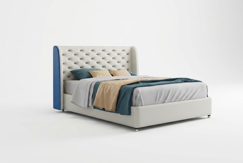 Bett Polster Design Luxus Doppel Hotel Betten Schlaf Zimmer Leder Modern