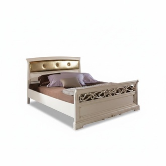 Bett Schlafzimmer Möbel Doppel Betten Einrichtung Vaccari cav giovanni