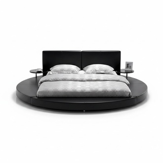 Bett Schwarz Designer Jugendliche Luxus Komplett Doppelbett Hotel Neu