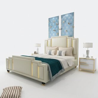 Betten Doppel Schlaf Zimmer Luxus Ehe Hotel Designer Bett 180x200 Leder