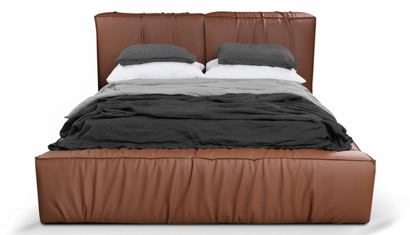 Betten Hotel Kunstleder 180x200cm Luxus Möbel Design Polsterbett Bett