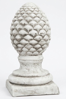 Blumen Säule Ständer Garten Terrasse Natur Dekoration Säulen Weiß Statue