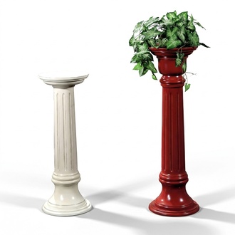 Blumenständer Blumensäule Blumenampel Ständer Echtholz Topfpflanzenständer