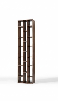 Bücherregal Bücherschrank Regal Wohnzimmer Design Holz Braun Neu