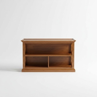 Bücherregal Holz Regale Schrank Klassische Möbel Schränke Braun