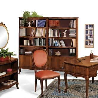 Bücherregal Holzregal Freistehendes Büroregal Elegantes braunes Bücherregal