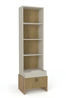 Bücherregal Komfortabel Jugendzimmer Kindermöbel Beige Moderne Regal Schrank