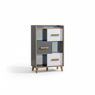Bücherregal Regal Kommode Wand Schrank Kommoden Regale
