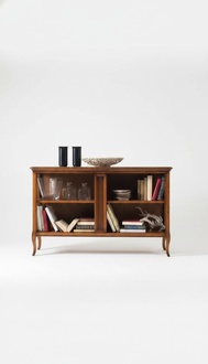 Bücherregal Vitrine Schränke Klassische Schrank Bücherschrank Holz