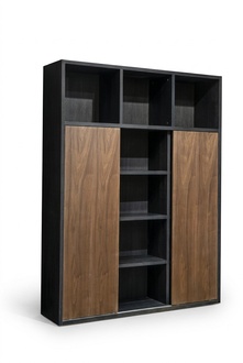 Büro Akten Regal Schrank Vitrine Holz Regale Schränke Office Büro