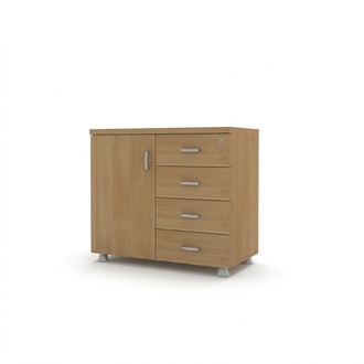 Büro Kommode Holz Schrank Arbeitszimmer Neu Klassischer Möbel