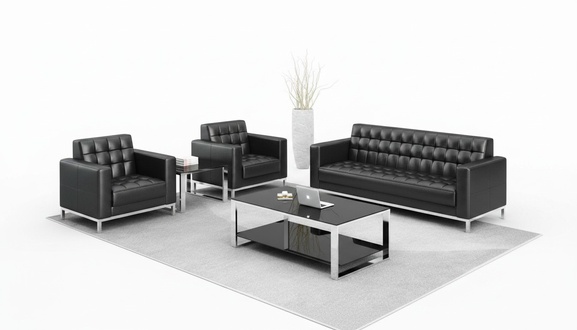 Büro Möbel Sofagarnitur 321 Sitzer Garnitur Polstersofa Sitz Design
