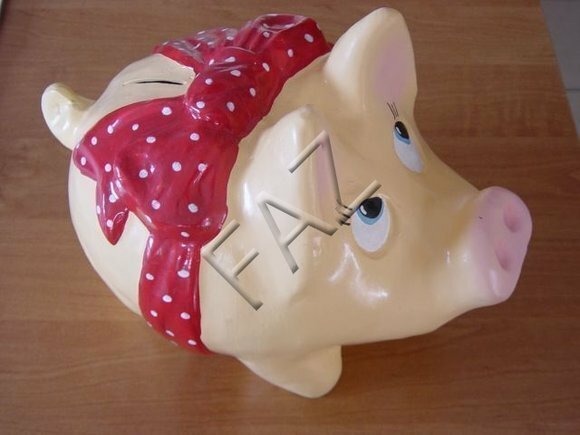 Design Sparschwein Figur Garten Statue Skulptur Figuren Skulpturen