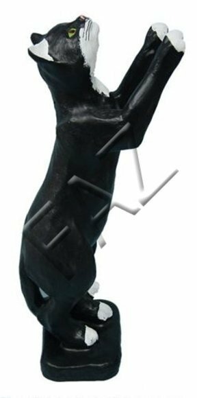 Design Katze Figur Garten Dekoration Statue Skulptur Figuren Skulpturen