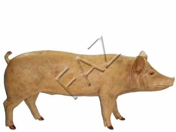 Design Schwein Figur Garten Statue Skulptur Figuren Dekorative Skulpturen