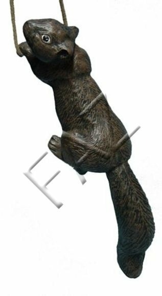 Design Eichhörnchen Figur Garten Statue Skulptur Figuren Deko Skulpturen