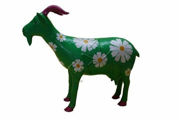 Design Ziege Figur Statue Skulptur Figuren Skulpturen Dekoration