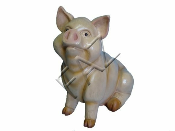 Design Schwein Figur Garten Statue Skulptur Figuren Dekoration Skulpturen