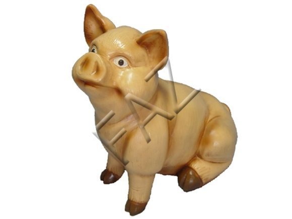 Design Schwein Figur Garten Statue Skulptur Dekoration Figuren Skulpturen