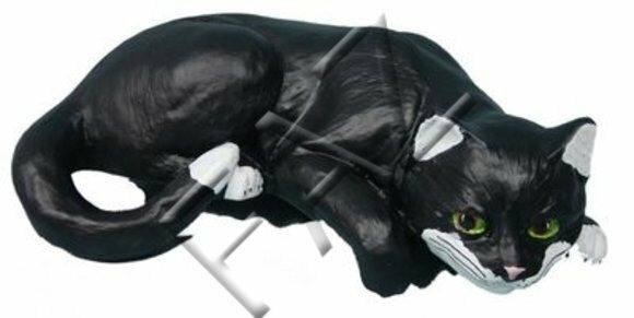 Design Dekoration Katze Figur Garten Statue Skulptur Figuren Skulpturen
