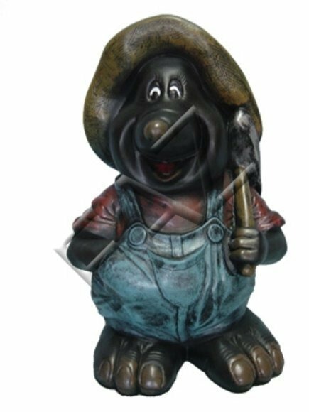 Design Dekoration Maulwurf Figur Garten Skulpturen Statue Skulptur Figuren