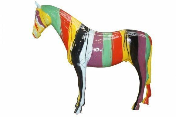 Design Pferd Figur Statue Skulptur Figuren Skulpturen Dekoration Deko Neu 120