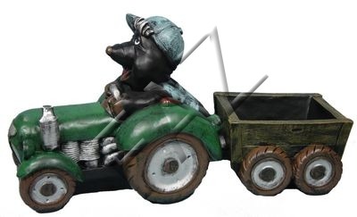 Maulwurf Statue Figuren Statuen Skulptur Garten Dekoration Deko